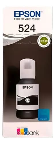 Tinta Epson 524 T524 T524120 L6580 L15150 L15160 127ml Negro