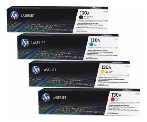 Tóner Hp Cf350a 130a Negro, Cian, Amarillo Y Magenta X4 Negro Cian Amarillo Magenta