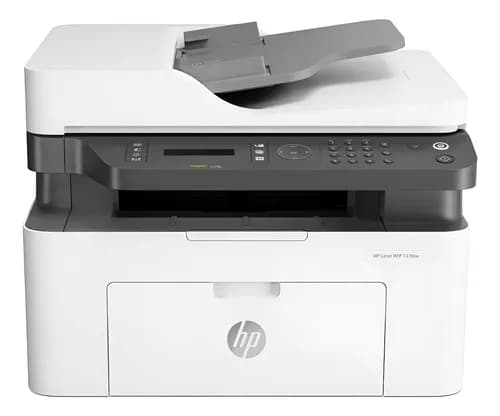 Impresora Multifunción Monocromática Hp Laserjet 137fnw Con Blanco/negro