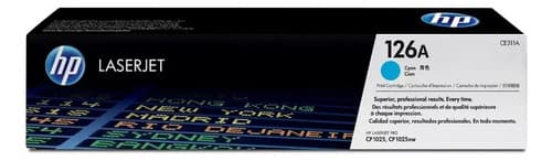 Toner hp Ce311a Cyan 126a Cp1000/1025nw Diginet