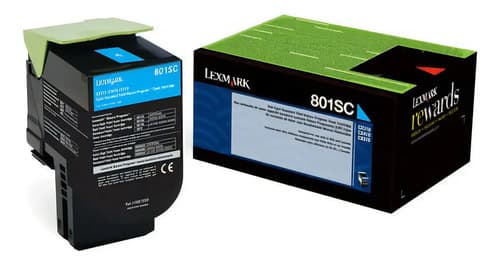 Tóner Lexmark 808sc Cyan