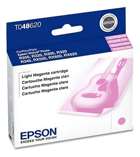 Tinta Epson 48 Magenta Light R200 220 300 320 Rx500 520 Venc Magenta Light