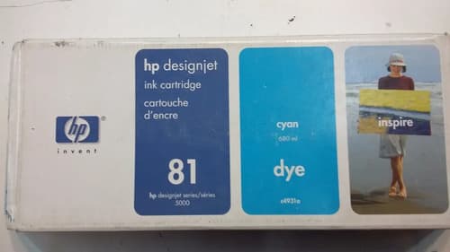 Cartucho De Tinta Hp Designjet Cian De 680 Ml