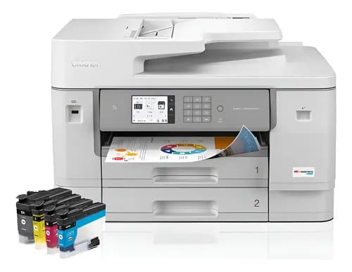 Impresora Brother J6955 Fcj6955dw Wifi A3 Doble Faz Blanca Blanco