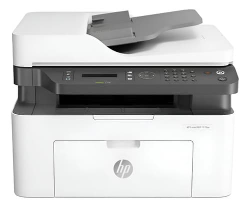 Impresora Multifunción Monocromática Hp Laserjet 137fnw Con Blanco/negro