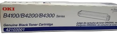 Toner Oki B4100 B4200 B4300 Series 42103001 Original Negro