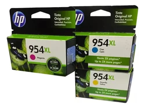 Kit 3 Cartuchos Tinta Para Hp 954xl Color