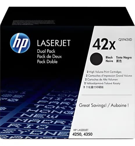 Kit De Tóner Láser Negro Hp Toner, 2 Unidades Negro