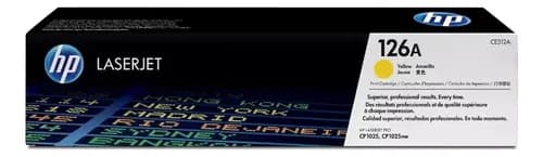 Tóner Hp 126a Amarillo Laserjet (ce312a) Para Hp Laserjet Pro M175a, M175nw, Cp1025nw, Cp1025nw, M275