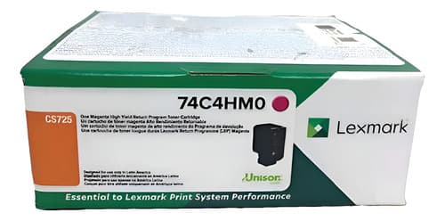 Toner Lexmark 74c4hm0 Magenta Cs725 725 Original Magenta
