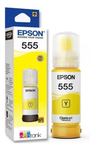 Cartucho Epson T555 Amarillo 555 8160 8180 T555420 Amarillo