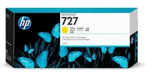 Cartucho Hp 727 F9j78a Amarillo Designjet T1500 T1530 T2530