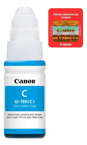 Botella De Tinta Canon Gi-190 C Cian