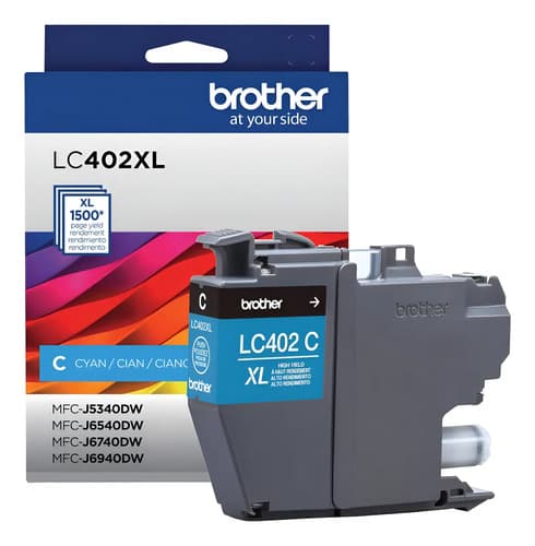 Cartucho De Tinta Brother Lc402c Xl Color Cian