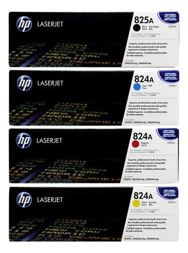 Toner Hp 824 824a Cb382a Cb382 382 6015 6030 6040 Tinta Amarillo Cian Magenta Negro