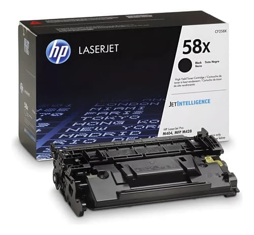 Toner Hp Cf258x 58x Original M404dw M428fdw Caja Abierta Negro