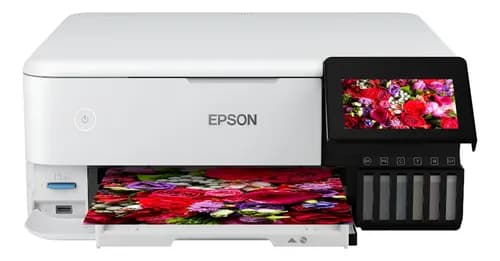 Ecotank L8160 De Epson Fotográfica Conectividad Versátilidad Blanco/negro