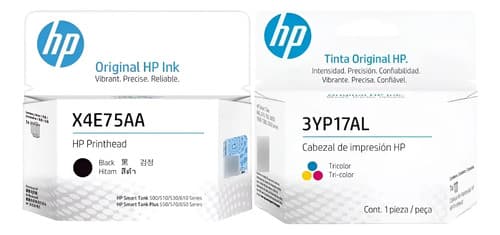 Kit Cabezal Negro + Color Hp Smart Tank 720 750 X4e75 3yp17a