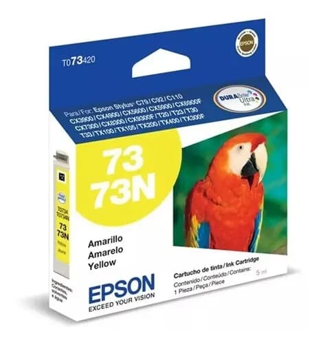 Cartucho Epson 73 Amarillo T074320 Cx5900 Cx7300 Cx8300 Cx93