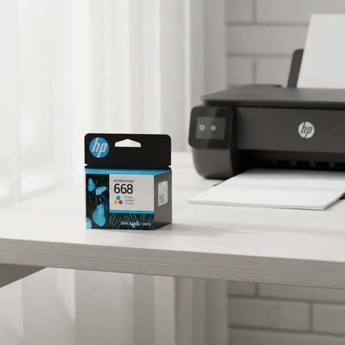 Cartucho De Tinta Hp 668 Tricolor 7fp36vl 8.5 Ml 400 Pags