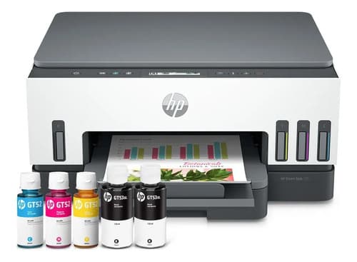 Impresora A Color Multifunción Hp Smart Tank 720 Con Wifi Bl Blanco