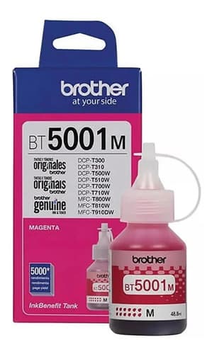 Cartucho Brother Bt5001 5001 Magenta T300 T500 T700 T800 Ori