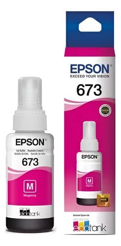 Tinta Original Epson 673 T673 L800 L805 L810 L850 L1800 C/u