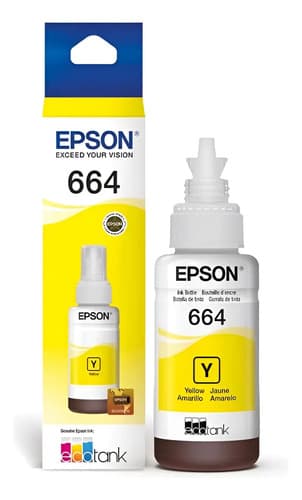 Tinta Epson 664 Unidad Tinta Amarillo
