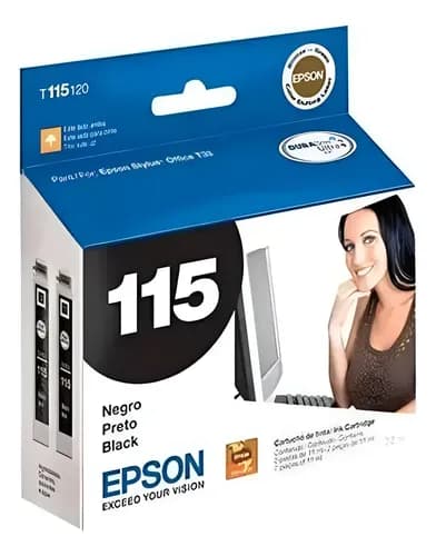 Cartucho Epson 115 Negro T33 T1110 Tx515fn Blister