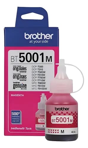 Tinta Brother 5001 Bt51001 Magenta 300 500 700 800 Original Color Sí