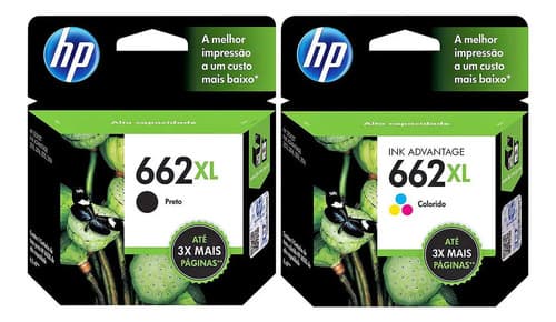 Cartucho De Tinta Hp 662xl Color Negro/tricolor De 14 Ml