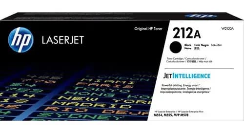 Toner Hp 212a Negro 212 W2120a 2120 554 555 578 M554 M578 Color De La Tinta Negro