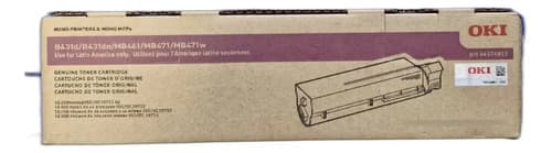 Tóner Okidata P/n44574913 Negro Para Impresoras B431d, B431dn, Mb471 Y Mb471w