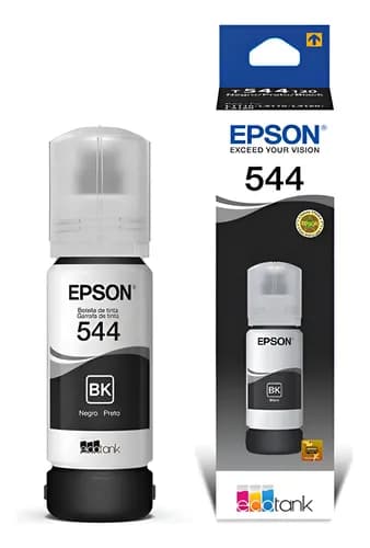 Tinta Epson 544 Original T544 L3110 L3150 L5190 Negro Negro