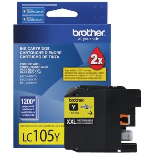 Brother Lc-105 Lc105 J4310 J4410 J4510 J4610 J4710 Amarillo Sí