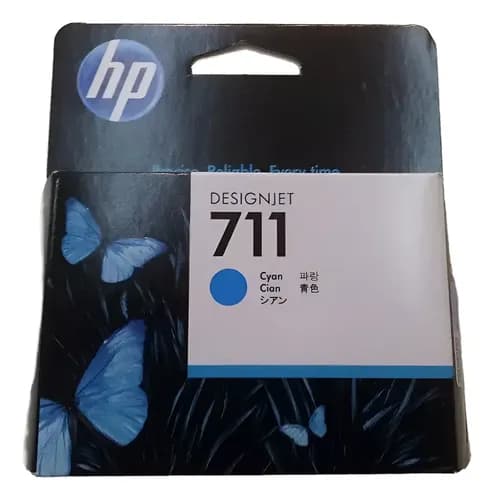 Cartucho Hp Cian  711  T130 T530 T120 T520 Cz130a Vencido