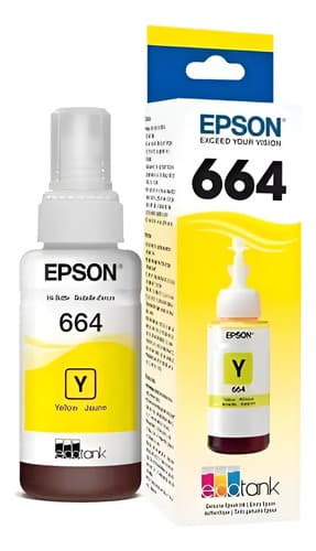 Tinta Epson 664 Amarilla Amarillo