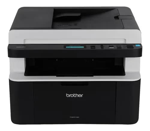 Impresora Multifunción Monocromática Brother Dcp Dcp-1617nw Con Wifi Negro