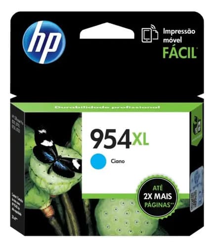 Cartucho De Tinta Hp 954xl Color Cyan De 20 Ml