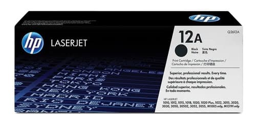 Tóner Hp 12a Negro Laserjet (q2612a) Para Hp Laserjet 1018, M1319f