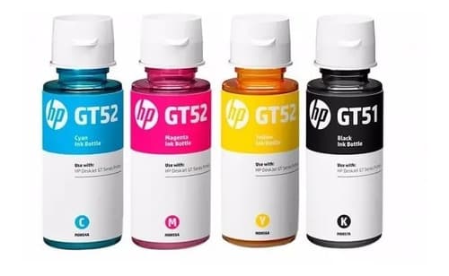 Tinta Hp Gt5820 Gt5820 Gt315 Gt410 Gt415 Nnegro + 3 Colores 4 Colores Hp