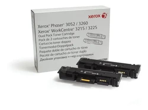 Toner Xerox Dual 106r02782 3052 3260 3215 3225 (2 Unidades) Negro Xerox