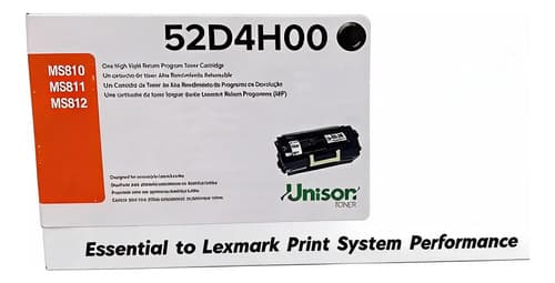 Toner Lexmark 62d4h00 =*52d4h00  Mx710 711 Mx810 Mx811 Mx812 Negro