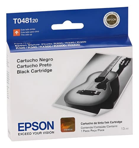 Cartucho Epson 48 Negro R200 220 300 320 340 Rx500 Vencido