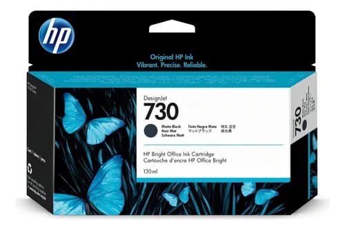 Cartucho Tinta Hp 730 P2v65a Negro Mate 130ml C48002d