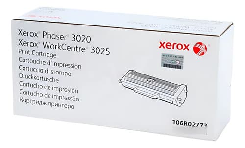 Toner Xerox 3020 3025 106r02773 Original Carga Completa Negro