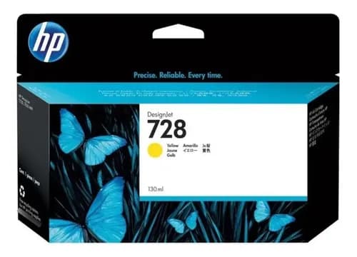 Cartucho Hp F9j65a 728 Amarillo 130ml T730 T830