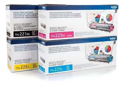 Toner Brother Tn-225m Tn-225hl-3140 Hl-3150 Hl-3170 Hl-3180 Magenta
