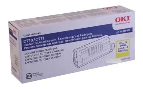 Toner Oki 44318601 Amarillo C710 C711 710 711 Original Amarillo 1