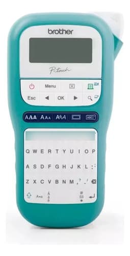 Rotuladora Portátil Brother Pt-h110 Compacta Y Precisa Turquesa